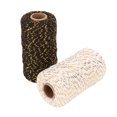 thumbnail image 4 of Cuerda de embalaje Cuerda de cordel 2 rollos Colores vibrantes de algodón seguro duradero y resistente para la decoración ANGGREK Otros, 4 of 7