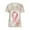 Beige, variant on APEXFWDT Women's Pink Ribbon Scrub Top Nurse Uniform Short Sleeve V-Neck Top Breast Cancer Awareness Scrub Top with Pockets,S,Pink