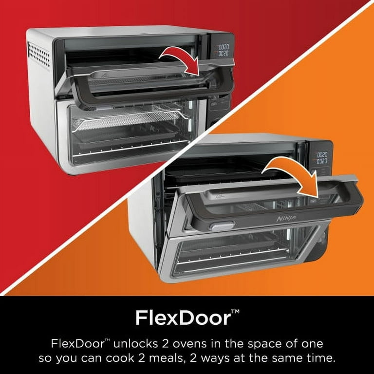 Ninja DCT451 12 in 1 Smart Double Oven with FlexDoor Smart Thermometer  FlavorSeal Smart Finish Rapid Top Oven Convection and Air Fry Bottom Oven  Stainless Steel｜TikTok Search