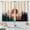Boho, variant on Farmhouse Country Wood Kitchen Curtains - Wooden Barn Door Vintage Short Tier Curtains Over Sink Natural Rustic Farm Decor Rod Pocket Window Drapes 36 Inch Length 2 Panel Set, 28"x36"