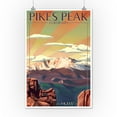 thumbnail image 2 of Pikes Peak, Colorado, Lithograph (12x18 Wall Art Poster, Room Decor), 2 of 3