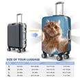 thumbnail image 4 of Kdxio Playful Cat Fisheye View Pattern Luggage Cover for Travel,Elastic and Durable,Fits 18-32 Inch,Anti-Scratch Suitcase Protector-No luggage included, 4 of 5