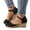 Black, variant on Women Closed Toe Espadrilles Wedge Sandals Ankle Strap Ladies Low Wedge Heel Dress Shoes with Arch Support 8 Beige