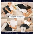 thumbnail image 2 of Geniani Electric Heating Pad for Back Pain & Cramps Relief, Heat Pad with 6 Heat Settings & 4 Timer Presets, Auto Shut Off, Machine Washable, Ultra Soft Hot Pad, (12"x24", Jet Black), 2 of 8