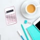 thumbnail image 5 of Calculadora estándar de 8 dígitos con pantalla grande y botones redondos | Calculadora básica de escritorio con teclas silenciosas y sensibles, 5 of 7
