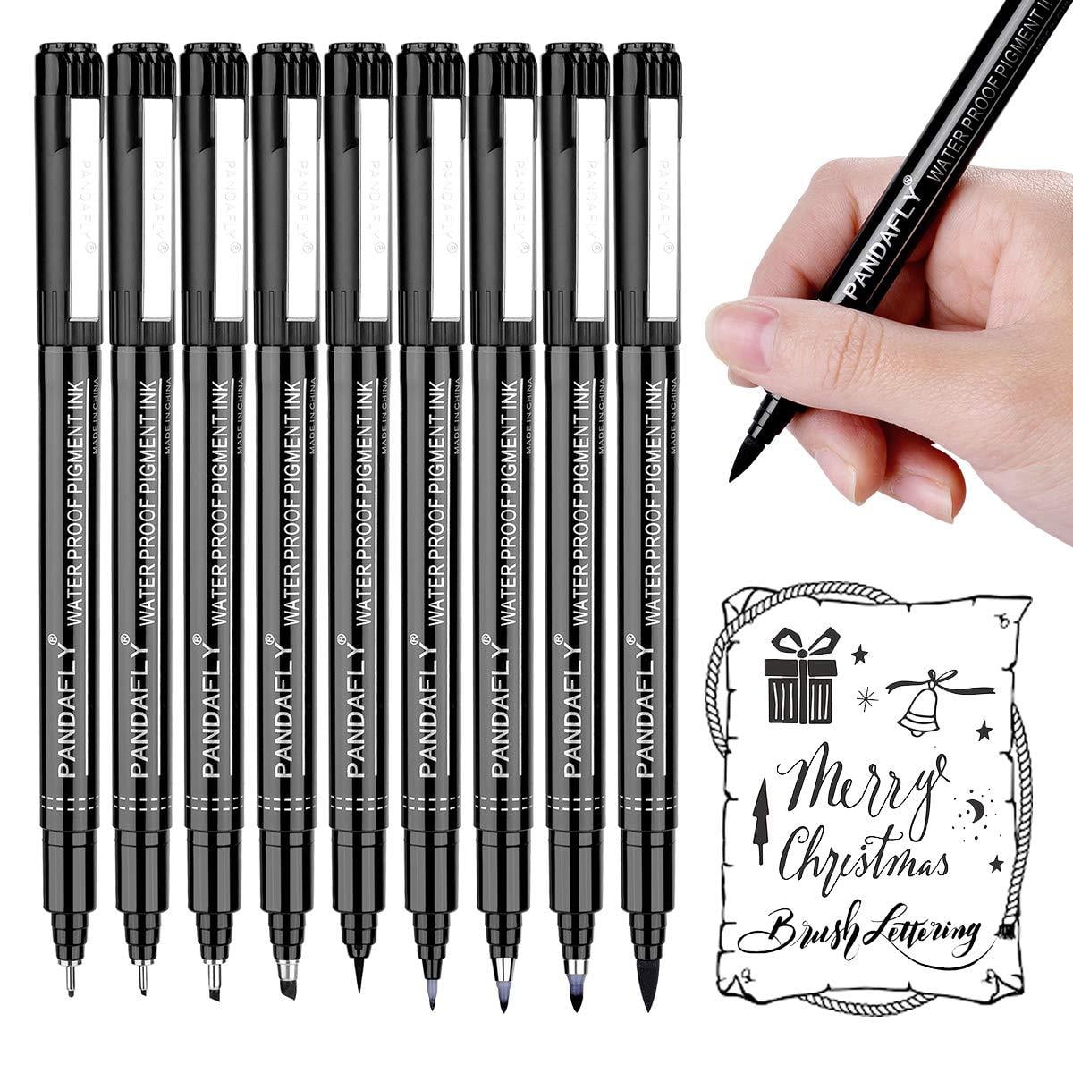 Black Drawing Pen Set Art Supplies