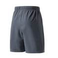 thumbnail image 2 of Yaoyar Mens Athletic Running Shorts Zipper Pocket Quick Dry Workout Shorts Lightweight Sports Gym Basketball 7"/ 9"/ 5" Tennis Hiking, 2 of 3