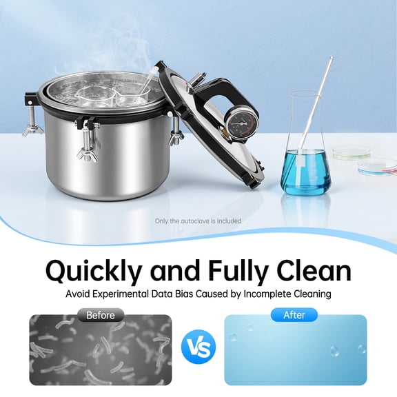 Medical Sterilizer 8L Autoclave Steam Sterilizer Dental Equipment Sterilization