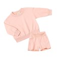 thumbnail image 2 of Sngxgn Toddler Baby Boy Clothes Solid Color Sweatshirt Top and Jogger Pants Set 2 Piece Fall Winter Outfits(G,120), 2 of 6