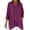 Purple, variant on Bixock Women's Maternity Tops Long Sleeve Shirts V Neck Cotton Linen Loose Pregnant Casual Blouse with Pockets Soft Breathable Daily Wear Maternity Clothings