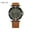 SilverCaseGreenBrownBelt, variant on 2024 Casual Men's Quartz Waterproof LuminouWatch