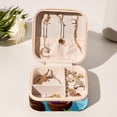 thumbnail image 6 of Ice Cream Travel Portable Square Jewelry Box Earring Necklace Bracelet Organizer Storage Display Case Holder Stand Decorative Box Organize, 6 of 6