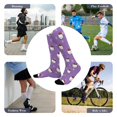 thumbnail image 2 of Hello Kitty Compression Socks For Women And Men Support Knee High Socks For Running Hiking Athletic Nursing, 2 of 7