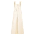 thumbnail image 3 of Abcomgle Girls Overalls Size 14-16 Casual Sleeveless Straight Leg Jumpsuit Back To School Loose Rompers with Pockets, 3 of 5
