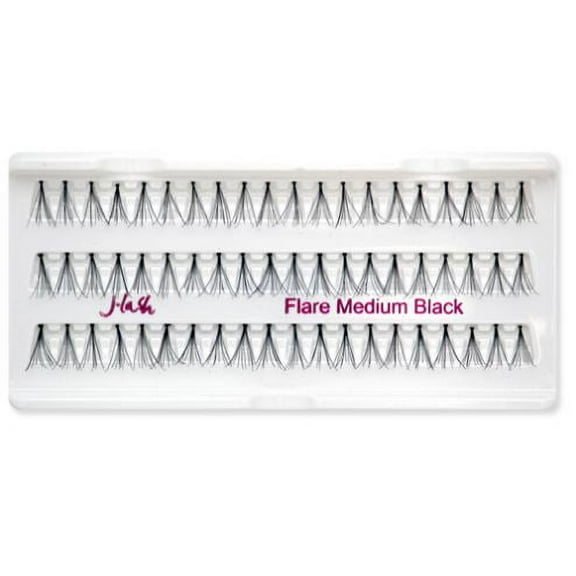 J Lash Individual Lashes - Flare Med Black