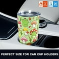 thumbnail image 3 of Frog Mushroom Tumbler with Lid and Straw, Cute Mushroom Frog Gifts for Women Frog Lovers, Green Cute Frog Cup Water Bottle Coffee Mug Stainless Steel Vacuum Insulated Tumblers 20 Oz, 3 of 6