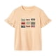 thumbnail image 2 of Camiseta para mujer de manga corta Top Casual cuello redondo camiseta básica para vacaciones SG, 2 of 7