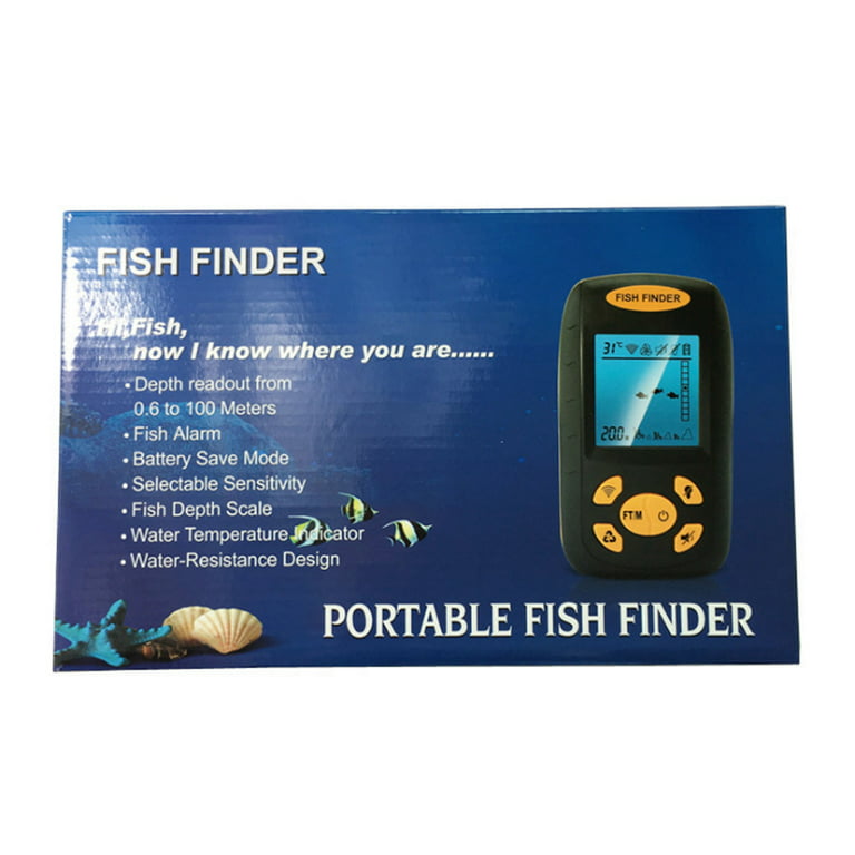 Floleo Clearance Handheld Fish Finder Portable Fishing Fishfinder