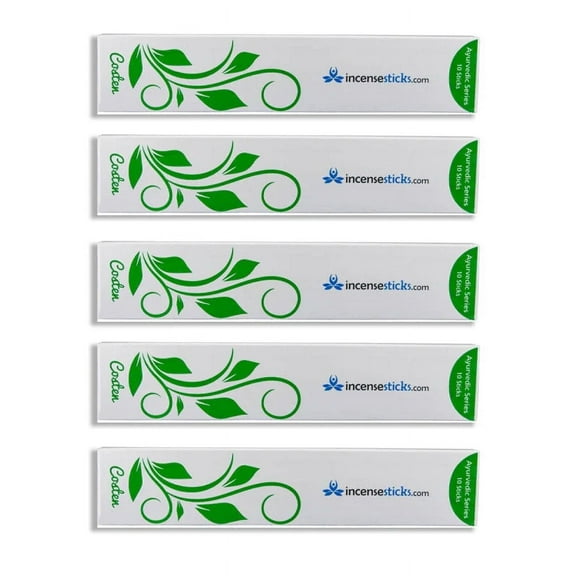 Costen Incense Sticks 8" - 5 Packs, 10 Sticks Each | Sweet & Woody Aromatic Blend
