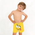 thumbnail image 6 of LIBRCLO Kids Swim Trunks Boys Quick Dry Shorts Boys Swim Trunks Fashion Prints Summer Beach Swimming Shorts Bathing Suits Size 6-7Years Yellow, 6 of 7