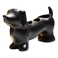 thumbnail image 2 of Dachshund Toothbrush Holder Organizer Base, Cute Resin Stand for Toothpaste and Makeup Brushes, Bathroom Countertop Storage, 2 of 6