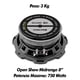 thumbnail image 2 of Medio Rango Nano 8pulg Open Show Alto Spl Steelpro Negro, 2 of 7