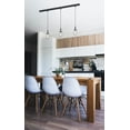 thumbnail image 2 of Kiven H-Type Track Lighting, 3-Light Industrial Halo Track Pendant Light, Steampunk Style Track Light Pedant for Bedroom Kitchen Island Home Cafe,Silvery Finish,Cord length 39.4", 2 of 7