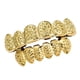 thumbnail image 2 of Boca de metal de cobre personalizada con 6 flores superiores e inferiores talladas para Joker, Halloween dorado, 2 of 9