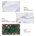thumbnail image 4 of Haosy 2 Pack Kitchen Wash Cloths with Hanging Loops Absorbent Absorbent Quick Drying Hand Towels, Santa Claus Candy Canes Holly Leaves, 4 of 7