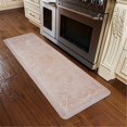 thumbnail image 1 of WellnessMats EB62WMRWTAN Estates Bella Kitchen Mat - Sand Dollar, 6 L x 2 W ft., 1 of 1
