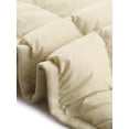 thumbnail image 5 of Abrigo corto de plumas para mujer INSPIRE CHIC, ligero y empaquetable, con capucha, invierno, color albaricoque blanco, talla 3XL, 5 of 5