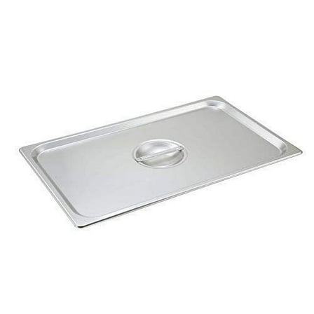 Winco SPSCF, Full-Size Solid Stainless Steel Steam Table Pan Cover, NSF