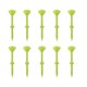 thumbnail image 2 of Pack de 10 clavos no limitantes de vidrio de golf – Soporte de plástico para tees de golf, PE de baja resistencia, diseño curvo duradero, soporte estable para la bola, surtido multicolor, 2 of 6