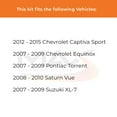 thumbnail image 2 of Max Advanced Brakes - Brake Kit for 2007 2008 2009 Chevy Equinox Torrent Suzuki XL-7 2008 2009 2010 Saturn Vue Front Replacement Geomet Coated Disc Brake Rotors and Ceramic Brake Pads, 2 of 9