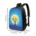 thumbnail image 4 of YFYANG 17" Laptop Backpack, Blue Night Jungle Fashion Travel Work Backpack with USB and Headphone Cable Interface for Men and Women, 4 of 8