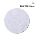 thumbnail image 3 of CAROOTU Marble Round Mouse Pad Marble Premium-Textured Mouse Mat Washable Mousepads Non-Slip Rubber 200*200*3mm, 3 of 7