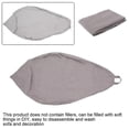 thumbnail image 2 of Large Small The color is as shown in the main picture 100*120cm Lazy Sofa Cover Chairs Without Filler Linen Cloth Lounger Seat Bean Bag Pouf Puff Couch Tatami Living Room, 2 of 3