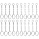 thumbnail image 4 of Llavero dividido con anillo, llavero dividido de 20 piezas, llavero dividido con cadena, rendimiento de alta gama Jadeshay  A, 4 of 8