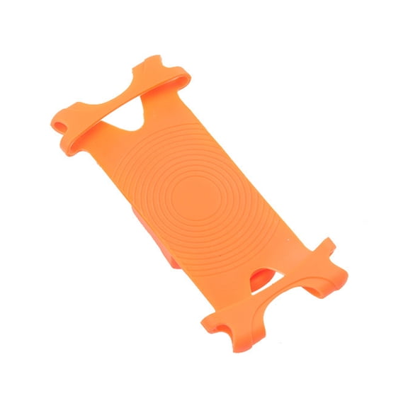 Alasum Orange Bike Phone Holder, Anti-Shake Handlebar Mount, Easy Install Secure Cell Phone Stand for Cycling and Bike Use