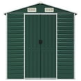 thumbnail image 4 of vidaXL Garden Shed Metal Outdoor Storage Shed Anthracite Galvanized Steel, 4 of 11