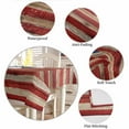 thumbnail image 6 of Retro American Flag Tablecloth Rectangle Table Cloth 60x120 , Waterproof Tablecloth Outdoor Table Cloth, Vintage USA Flag Red Blue Wooden Washable Table Cover for Kitchen Dining Party, 6 of 8