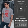thumbnail image 4 of Greenyef Graphics I Paused My Game to Be Here Gamer Gift Funny Tee Men's T-Shirt Style-27 (Gray & Red, X-Large), 4 of 6