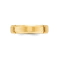 thumbnail image 3 of Ladies or Mens 14K Yellow Gold 5mm Comfort Fit Wedding Band Ring with Bevel Edge for Women, 3 of 5