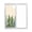 Yellow, variant on Green Cactus Window Privacy Film, Watercolor Summer Botanical Beige Static Cling UV Sun Blocking Tint Film Heat Control Windows Films for Bedroom Bathroom, Window Stickers 23.6"x59"