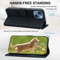 thumbnail image 2 of Allytechgroup for iPhone 13 Mini Case with Credit Card Slot, RFID Blocking PU Leather Flip Wallet Case for Women Girls Shockproof Protective Case Cover for iPhone 13 Mini, Black, 2 of 6