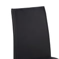 thumbnail image 5 of TMS Montrose Indoor Dining Chair, Set of 2, Gold/Black Faux Leather, 5 of 6