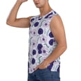 thumbnail image 3 of KLL Daisies Flowers Print Workout Tank Tops Gym Sleeveless Fitness Muscle Tee-X-Large, 3 of 7