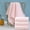 Red, variant on 100% Cotton Textured Waffle Face Towel 33×70cm, Ultra Soft High Density Thick Absorbent Hand Towel for Bathroom Daily Facial Washing Shower Home Use