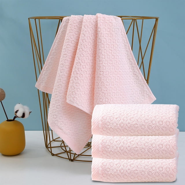 Serviette en Molleton 33x70cm Serviette en Coton Rouge Haute Densité Épaisse Chiffon de Lavage en Molleton Doux Absorbant Serviette Purifiée Concise (1Pcs) JASKFLY