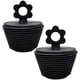 thumbnail image 1 of Tapón de bañera universal Yuxing de silicona color negro, 1 of 5